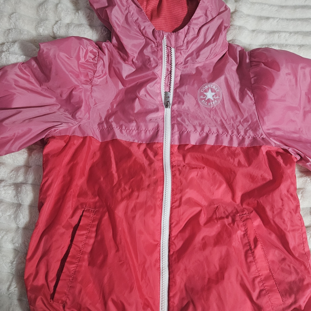 Converse Kids Two-Tone Pink Raincoat